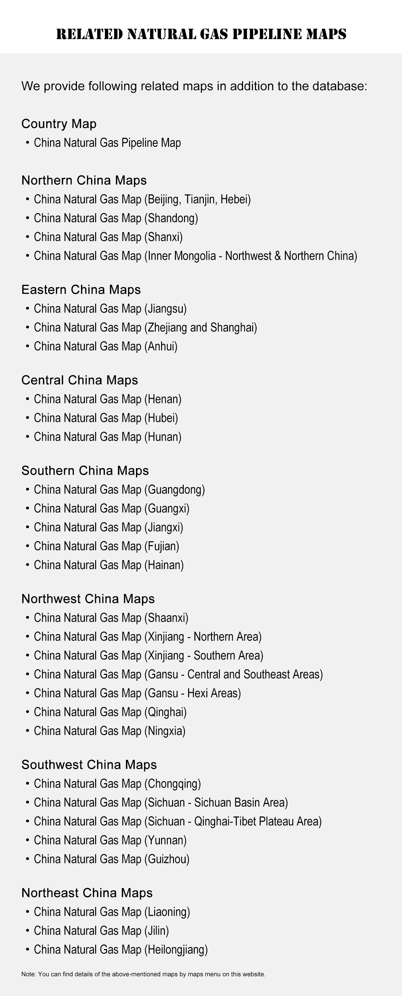 Related Natural Gas Pipeline Maps